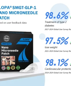TLOPA® Nano Microneedle Patch with SMGT-GLP-1 & Matrixyl 3000 – Slimming,👨‍⚕️ Skin Tightening, Blood Sugar Support, No Injection, 7-Day Result