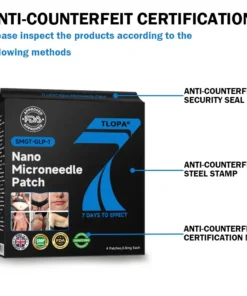 TLOPA® Nano Microneedle Patch with SMGT-GLP-1 & Matrixyl 3000 – Slimming,👨‍⚕️ Skin Tightening, Blood Sugar Support, No Injection, 7-Day Result