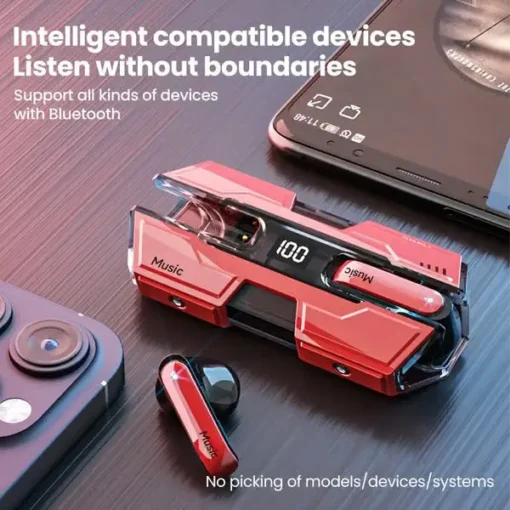 TLOPA® Semi-in-ear Design Wireless Headset